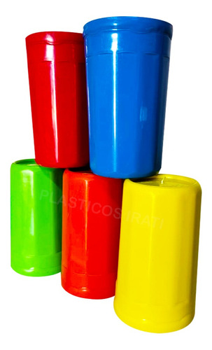 25 Vasos Eco Reutilizables Para Servir Agua Refresco Jugos