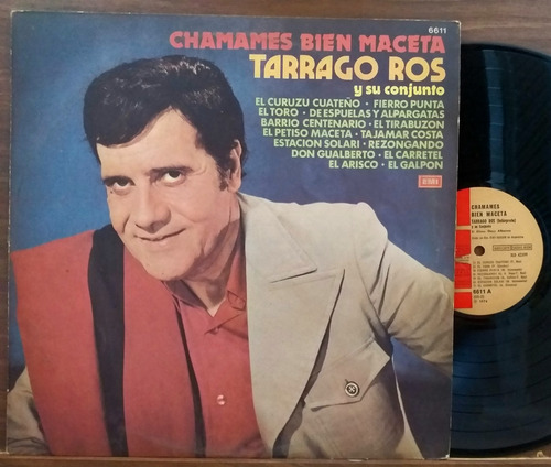 Tarrago Ros - Chamames Bien Maceta - Lp Año 1974 Folklore