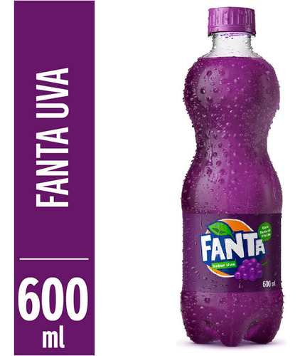 Refrigerante de Uva Fanta Pet  600ml