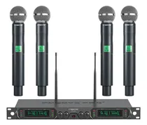 Comprar Sistema Inalámbrico De Micrófonos Phenyx Pro, Uhf, 4 Canales