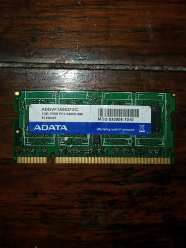 Ram Adata Ddr2 1gb Nootebook