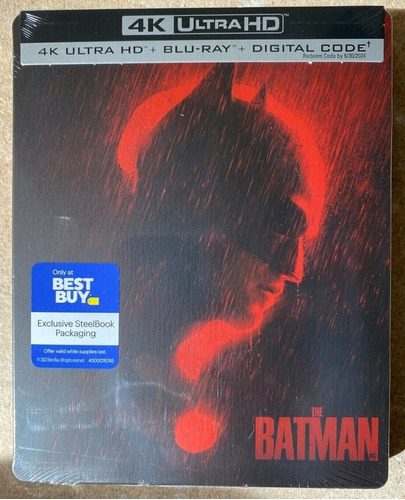 4k Ultra Hd + Blu-ray The Batman (2022) Steelbook