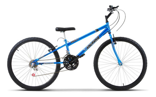 Bicicleta Aro 26 Masculina Chrome Line Ultra Bikes Rebaixada Cor Azul