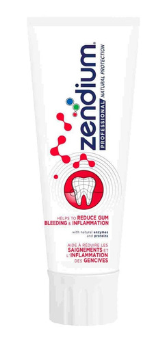 Pack 5 Pasta Zendium Cuidado De Encías 15 Ml (75 Ml Total)