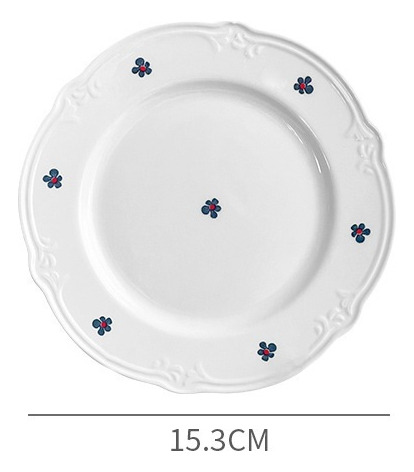 Conjunto De Pratos De Sobremesa De Cerâmica