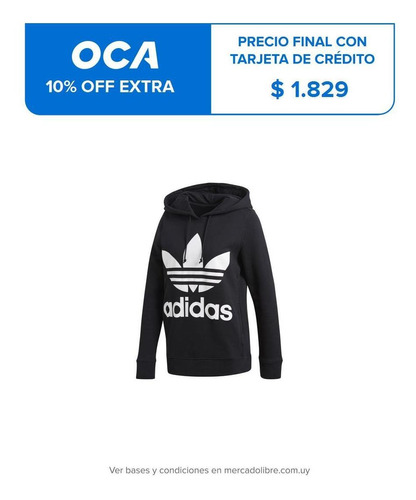 Canguro adidas Dama Trefoil Hoodie Ce2408 Flex