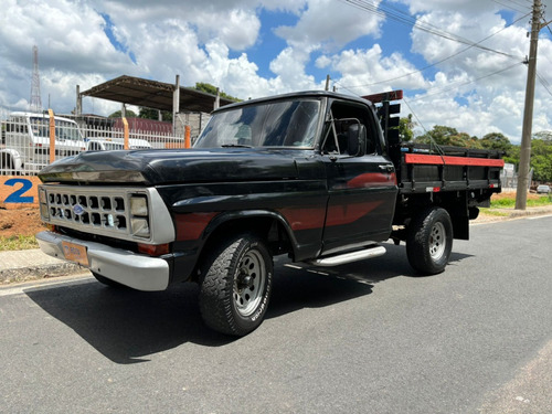 Ford F1000 Carroceria De Madeira F-1000 Ano 1980