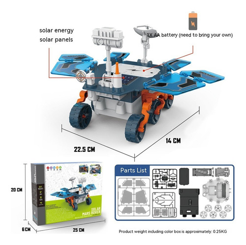 Juguetes Eléctricos Ensamblados Con Solar Mars Exploration R