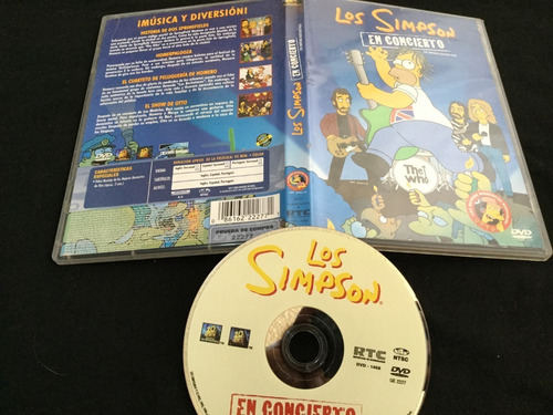 Los Simpson En Concierto Dvd 