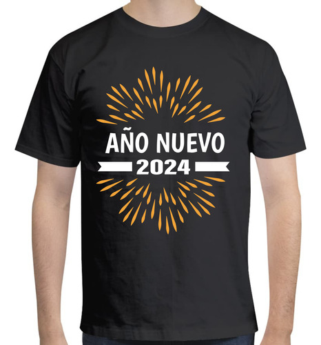 Playera Diseño Feliz Año Nuevo 2024 - Año 2024