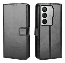 Comprar J0k Funda Anticaída For Zte Axon 40 Ultra Cuero Flip