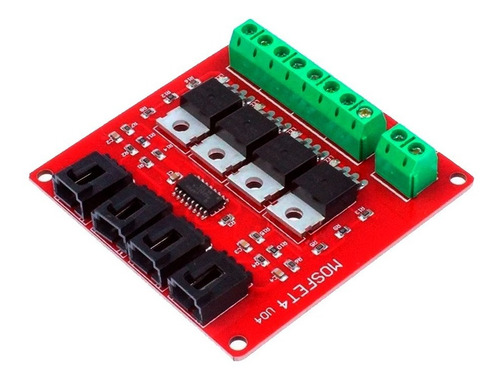 Modulo Interruptor Mosfet Irf540 4 Canales Voltaje Cc A 9 V