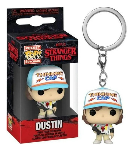 Chaveiro Funko Pop Dustin Stranger Things 4 Temp.