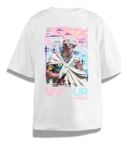 comprar Remera Vapour Oversize Camiseta Informal De Algodón