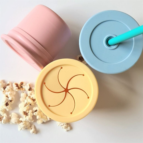 Imagen 5 de 8 de Vaso 3 En 1 Contenedor Cereales Sorbete Minikoioi Sip+ Snack