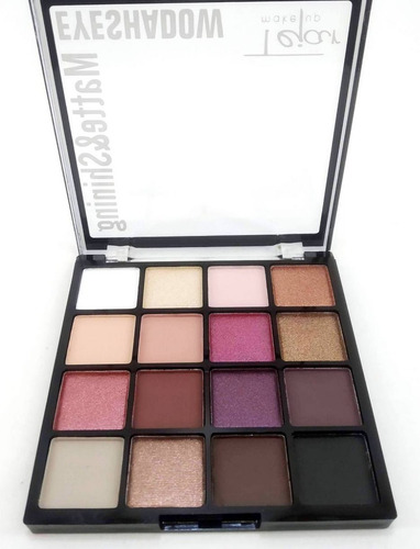 Paleta Sombras Compacta Ojos Matte & Shinning 16 Tonos Tejar