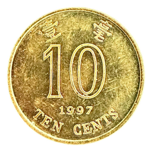 Hong Kong - 10 Cents - Año 1997 - Km #66 - Orquídea