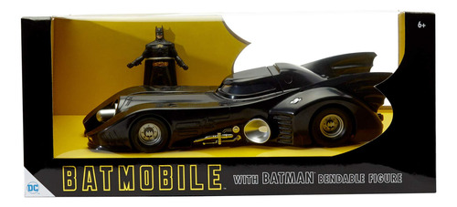 Nj Croce  Batmobile Con Michael Keaton Batman Figura De Acc.