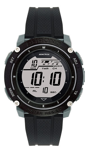 Armitron Sport Men's Digital Chronograph Silicone Strap
