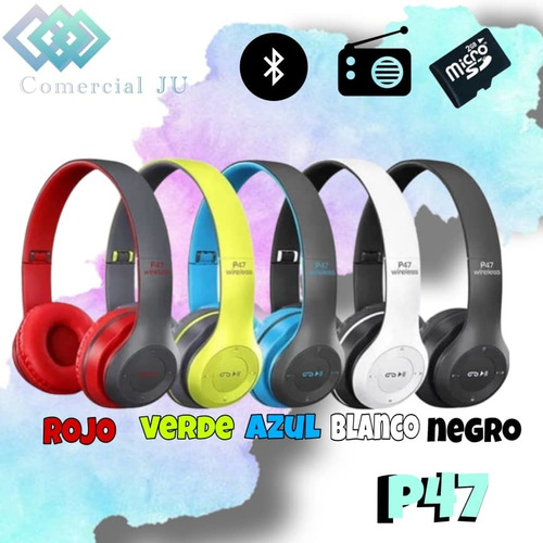 Auriculares P47 Inalámbrico Bluetooth Audífonos