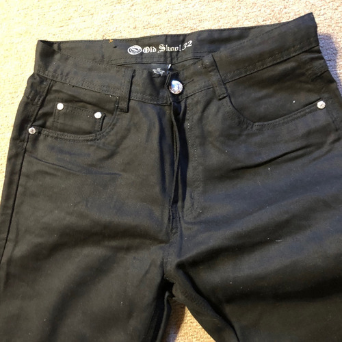 Pantalon Negro De Hombre