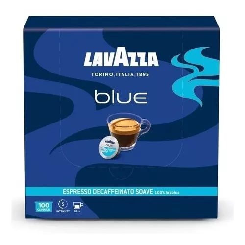 Capsulas Lavazza Blue Café Espresso Decaffeinato Caja 100u