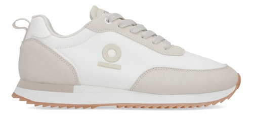 Tenis Sneakers Urbano Mujer Capa De Ozono 612701 Latte Moda