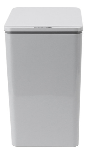 Cubo De Basura Gris Con Apertura Automática, Sensor De Escri