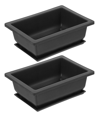 Maceta Rectangular Grande Con Contenedores Florales, Maceta