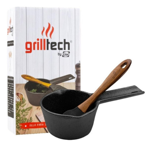 Olla Para Salsa Fierro Fundido 11.5cms Grilltech