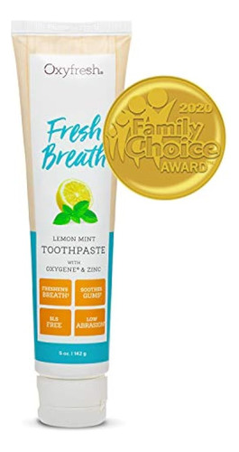 Pasta De Dientes Oxyfresh Lemon Mint Power Paste  Baja Abras