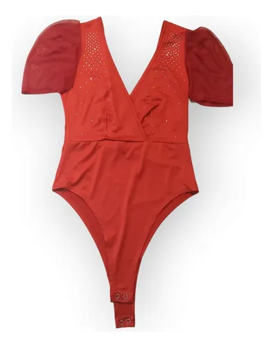 Body rojo mujer new arrivals