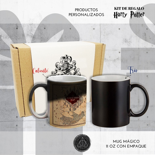 Mug Mágico Harry Potter / Mapa Merodeador / Taza Magica