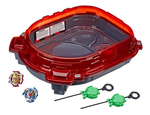 Beyblade Burst Turbo Slingshock Rail Rail Rush Juego Comple.