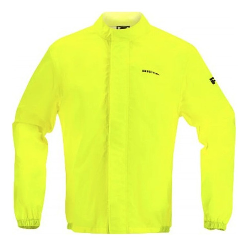 Chaqueta Para Moto Richa Aquaguard Black/fluor Yellow