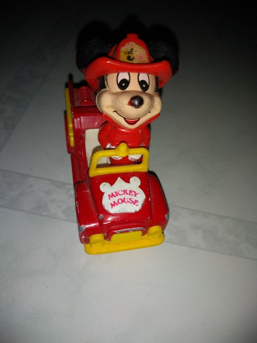 Vehículo Tomy Japón Walt Disney Mickey Mouse Bombero Vintage