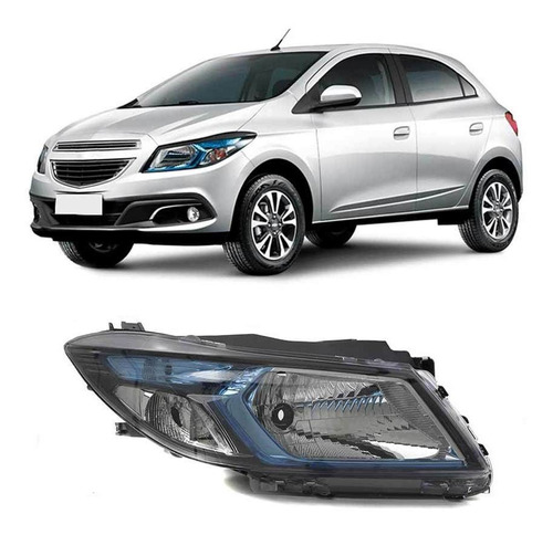 Semioptica Chevrolet Onix 2013-2016 Derecha Azul