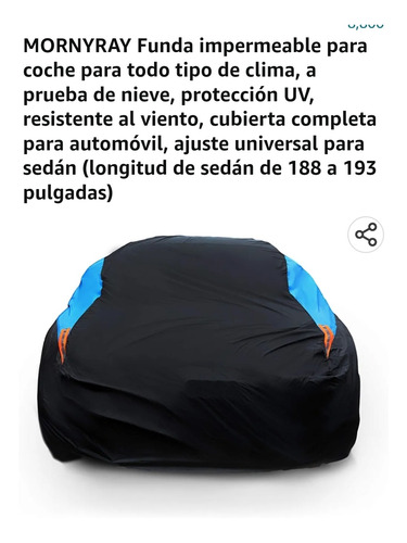 Cobertor Para Vehículo 4x4 O Automóvil Grande Impermeable 