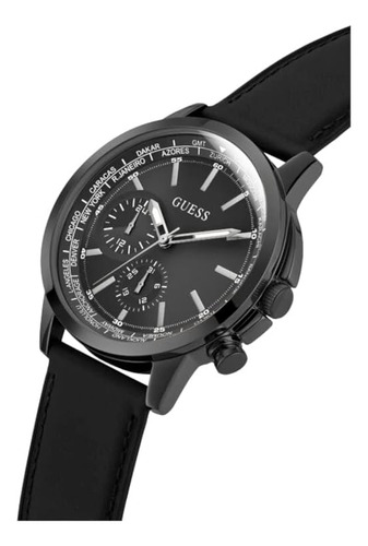 Reloj Pulsera Guess Gw0540g3 Del Dial Negro
