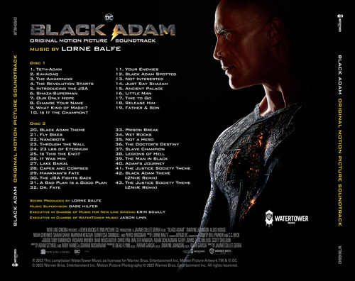 Cd De Lorne Balfe Black Adam (banda Sonora Original)
