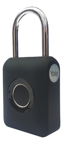 Candado Digital Biométrico Yale Yfp198 Color Negro