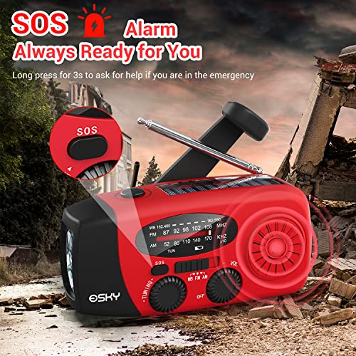 Radio De Manivela Linterna Emergencias, Radios Solares ...