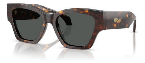 Lentes De Sol Versace Ve4492u Gris Cuadrados Marrón Lentes De Sol Gris Versace Gris Gris Marrón Marrón