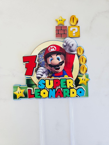 Cake Topper  Mario Bros