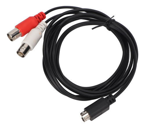 Cable Mini Din De 4 Pines A 2 Bnc Flexible Mini Din De 4 Pin