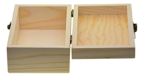 Caja De De Pino Sin Terminar Almacenamiento De Herramientas