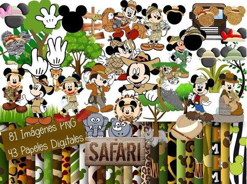 Cliparts Mickey Safari