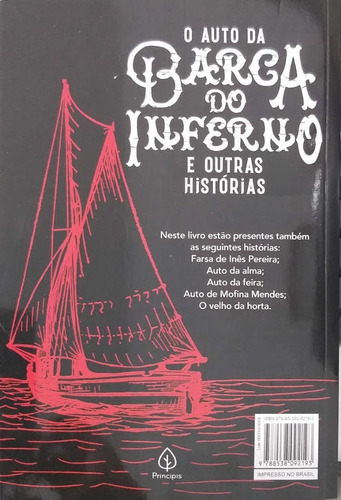 Imagem 3 de 5 de Livro O Auto Da Barca Do Inferno E Outras Hist. Gil Vicente