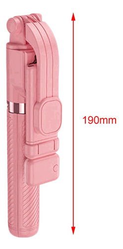 Selfie Stick TriPod Bluetooth Remote Professional Rosado