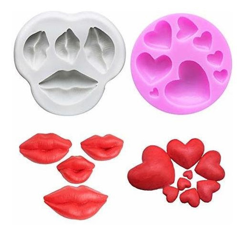 Molde - Nifocc Sexy Kiss Collection Silicone Mold Red Lips F
